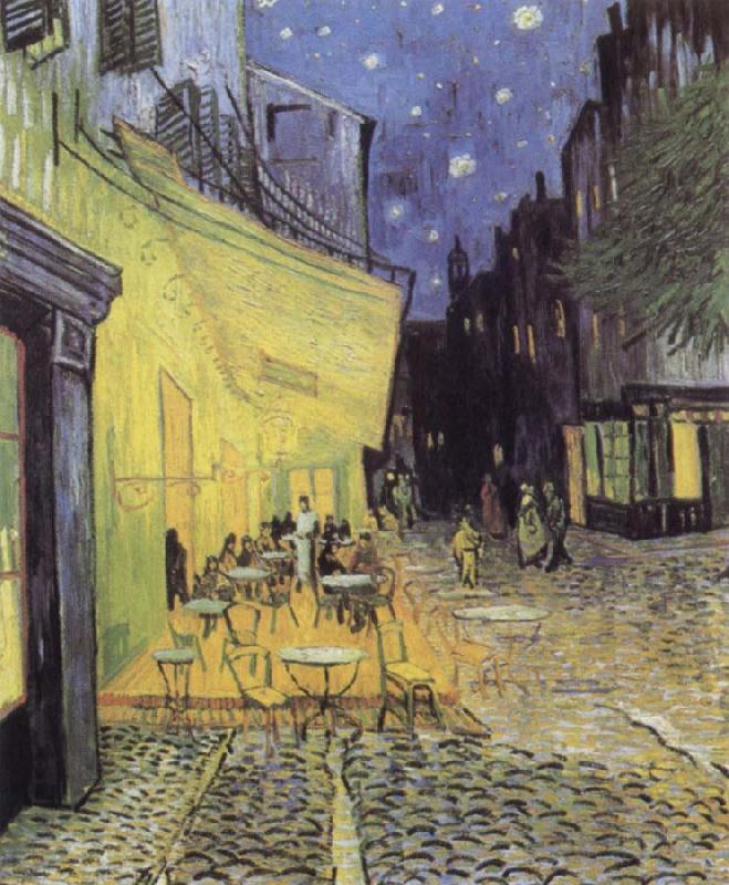 Vincent Van Gogh Cafe Tarrasse by night